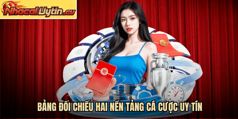 Bảng đối chiếu hai nền tảng cá cược uy tín